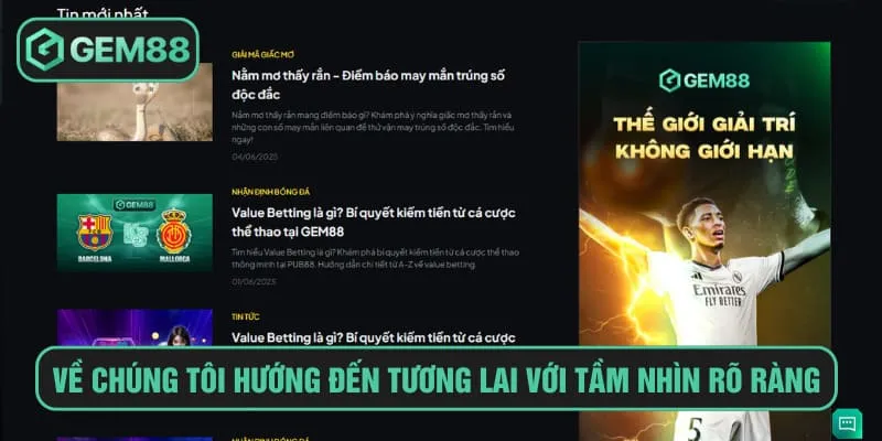 Về chúng tôi hướng đến tương lai với tầm nhìn rõ ràng