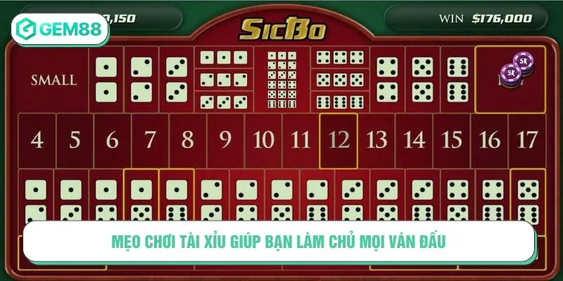 Mẹo chơi tài xỉu giúp bạn làm chủ mọi ván đấu